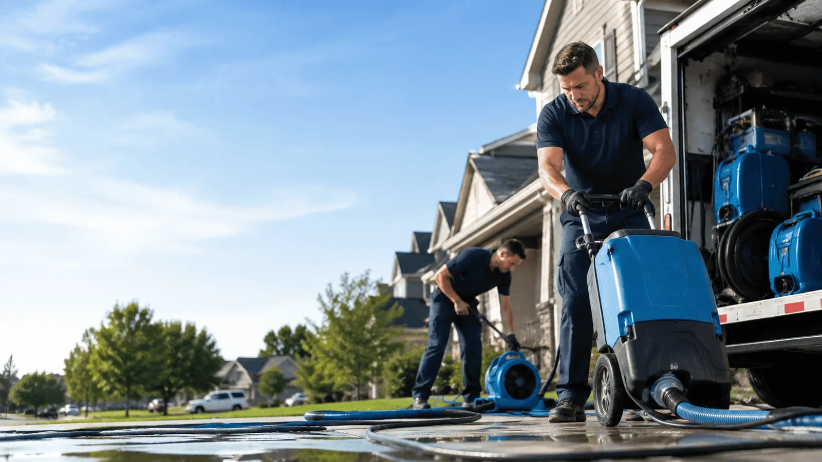 Dehumidification being performed in Little Switzerland, NC